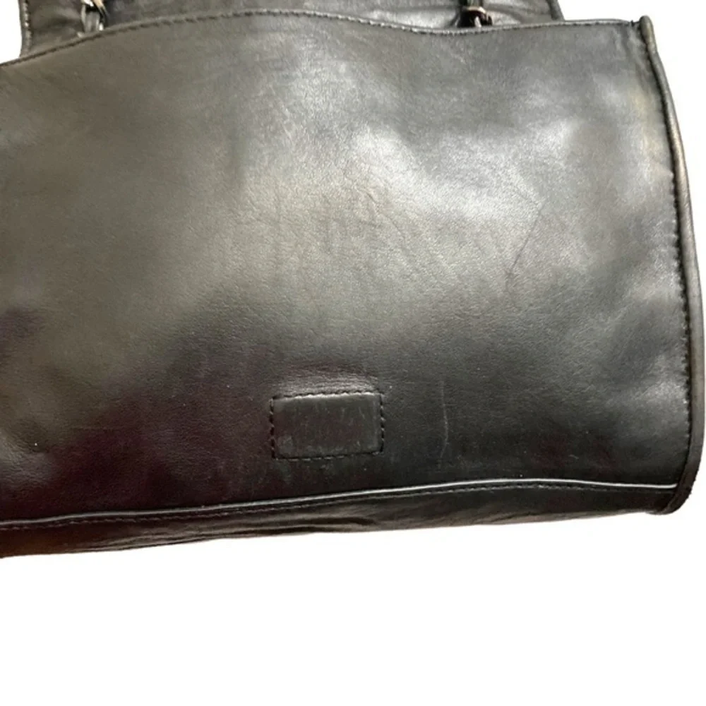 Tory Burch Sparkle Fleming Black Tweed Convertible Crossbody Shoulder bag